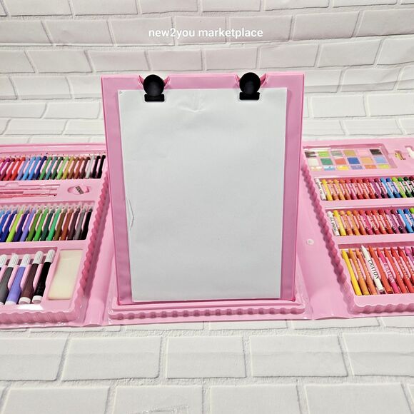 208 PCS Art Supplies Drawing Kit for Kids Adults Set with Double Sided Trifold - Picture 14 of 14